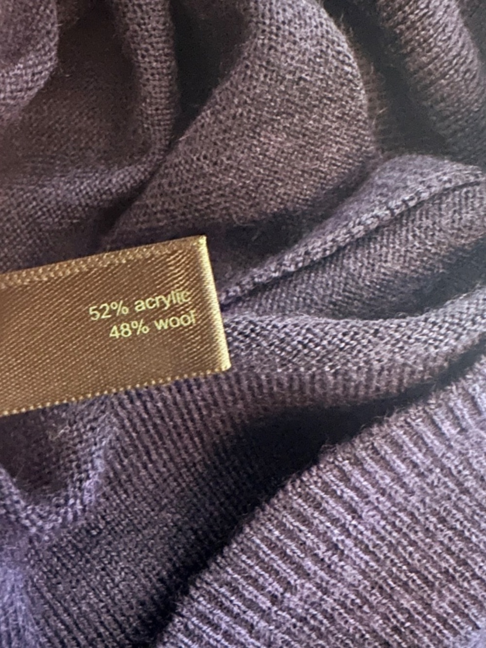 The Limited Cardigan Wool Blend Muted Purple Size Small EUC! - Picture 7 of 7